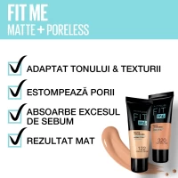 Тональный крем Maybelline New York Fit Me матирующий 115 Ivory 30 мл - thumbs image 5