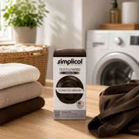 Simplicol краска для текстиля коричневый-кофе экспрессо 150 мл + 400 г - thumbs image 3