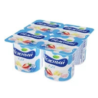 Iaurt Nejnii 1.2% cu suc de banane și căpșuni 100 g - thumbs image 2