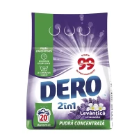 Dero Detergent de rufe 2in1 1,5kg Levantica si Iasomie (20 spalari)