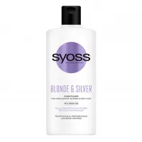 Syoss Balsam de par Blonde & Silver pentru par blond, argintiu sau cu suvite, 440 ml