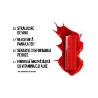 Maybelline Жидкая помада New York Superstay Vinyl Ink Стойкая 25 Red-Hot 4.2 мл - thumbs image 3