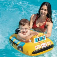 Colac gonflabil cu scaun tip mașinuță, 84×58 cm, max. 15 kg, 3 modele, 1–2 ani, Intex (59586) - thumbs image 2