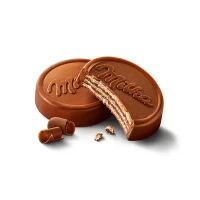 Вафли с начинкой из какао покрытые молочным шоколадом Choco wafer Milka м/у 30г - thumbs image 2
