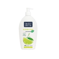 NeutroDerma Sapun-Crema Bio 1000ml Ceai Verde si Lime