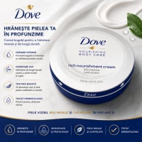 Dove крем питательный универсальный для лица и тела, смягчает и увлажняет 150 мл - thumbs image 2