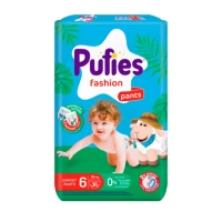 Pufies Pants Fashion & Nature, Maxi Pack N6 XL 15+kg 36 buc