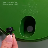 Вазон Asti 18л Белый - Черный - thumbs image 3