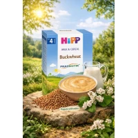 HiPP Terci de lapte de hrișcă cu prebiotice (4+ luni), 250 g - thumbs image 2