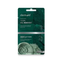 Dermokil Masca franceza cu argila verde cu efect peeling 2x7,5ml