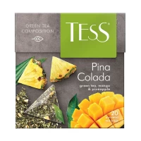 Tess Зеленый чай с манго и ананасом Pina Colada в пирамидках, 20 шт - thumbs image 1