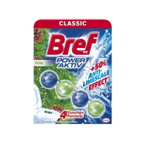 Bref Блок туалетный для унитаза Power Aktiv Pine 50г