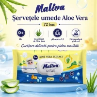 Maliva Servetele umede 72 buc Aloe Vera - thumbs image 2
