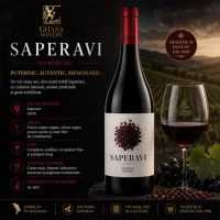Gitana Saperavi vin rosu sec 750ml - thumbs image 2