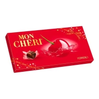 Ferrero Mon Cherri Ciocolata umpluta cu cirese in lichior 157 g