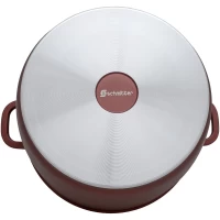 Schmitter Oala Inalta ceramic cu capac aluminiu turnat 28cm, 10.5L - thumbs image 3