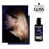 Gliss Night Elixir Overnight Repair Лечебная сыворотка для очень поврежденных и сухих волос Schwarzk - thumbs image 3