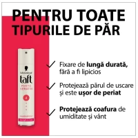 Taft Fixativ spray Keratin Complete, nivel fixare 4, formula vegana, 250 ml - thumbs image 4