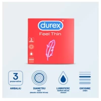 Презервативы Durex Feel Thin 3 шт - thumbs image 5