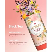 Lovare Ceai 80g verde chinezesc Passion Fruit, soursop (graviola) si petale de flori de galbenele - thumbs image 4
