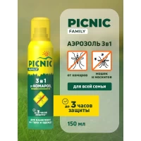 Аэрозоль от насекомых Picnic Family от комаров 150 мл - thumbs image 2