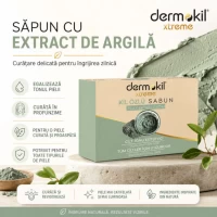 Dermokil sapun solid natural 100 g cu argila - thumbs image 2