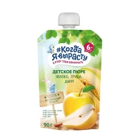 Cand o sa cresc Piure mar, pere si pepene galben 90g - thumbs image 1