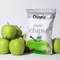 Crisple Яблочные чипсы 40 г зеленые - thumbs image 2