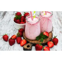 Dr. Oetker Praf pentru Milkshake cu gust de Capsuni, 33g - thumbs image 2