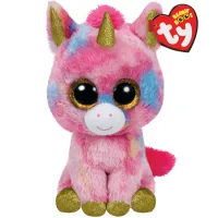 Jucarie de plus TY Unicornul FANTASIA 15 cm