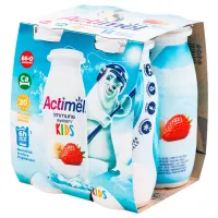 Actimel Actikids Йогурт питьевой клубнично-банановый 4*100 г - thumbs image 2