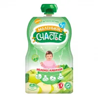 Malenicoe sciastie Piure din mere,dovlecel 90g pouch - thumbs image 1