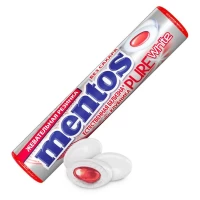 Mentos Guma de mestecat Roll Pure White Capsuna 16g - thumbs image 2