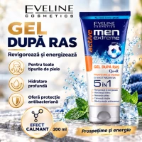 Eveline Men Extreme Гель после бритья Q10+R Active 200 мл - thumbs image 2