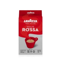 Кофе натуральный жареный молотый Qualita Rossa Lavazza 250г