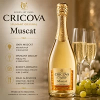 Вино игристое Cricova Мускат белое сладкое 0,75 л - thumbs image 2