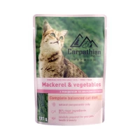 Carpathian Premium hrana pentru pisici macrou si legume 100g