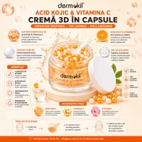 Dermokil Crema 3D cu capsule 50 ml Vitamina C - thumbs image 2