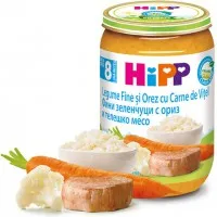 HiPP Piure de vitel cu legume si orez (8+ luni), 220 g - thumbs image 2