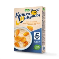 *Kashka Minutka Fulgi de ovaz cu caise 185 gr