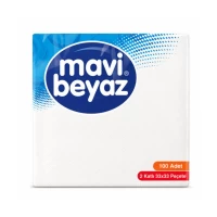 Mavi Beyaz Бумажные салфетки специально сложенные 30x30 100шт