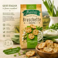 Хлебные брускеты Maretti запеченные со вкусом сметаны и лука 70г - thumbs image 2