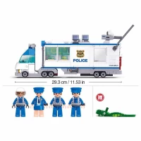 Set de constructie Sectorul de politie mobil, 510 elem. - thumbs image 4