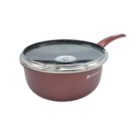 Schmitter Cratita ceramic cu coada+Capac aluminiu turnat 16cm, 1.5L - thumbs image 2