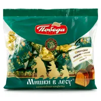 Победа Конфеты шоколадные Мишки в лесу, 200г