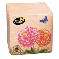 Салфетки столовые Silken 24x24 1 слой 100 шт Light (Разные) - thumbs image 3