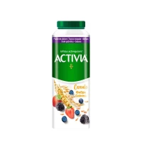 Йогурт Activia питьевой цельнозерновой, ягоды 320г - thumbs image 1