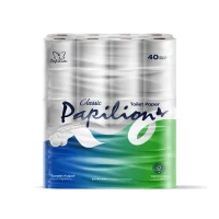 Papilion Hartie igienica 40 role, 2 straturi Classic