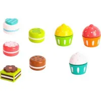 Jucarie farfurii cu deserturi din lemn TY991 - thumbs image 8