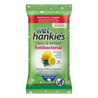 Wet Hankies servetele umede 15 buc Lemon - thumbs image 3